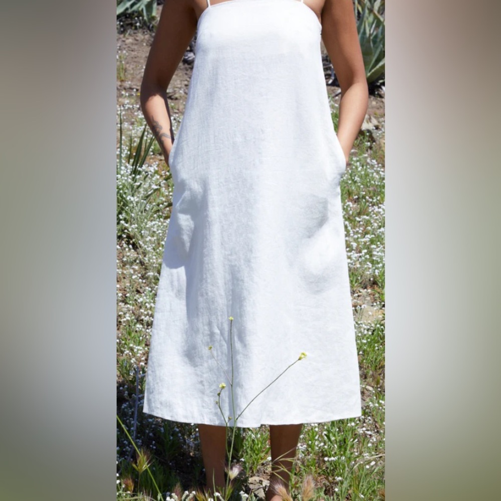 Oak + Fort Linen Dress
